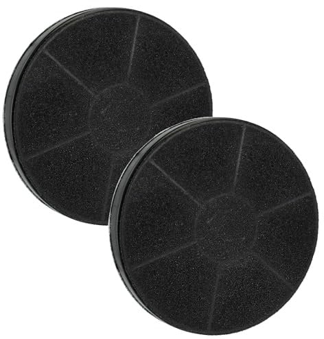 vhbw 2x Filtre combiné compatible avec Moulinex T51, T43, T48, T49, T50, T44, T45, T46, T47 Friteuse - Anti-graisses et odeurs, 165 mm