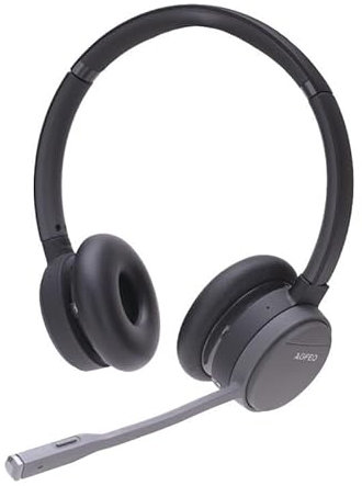 AGFEO Infinity Casque Sans fil Arceau Bureau/Centre d'appels Bluetooth Noir