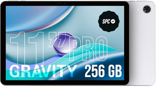 SPC GRAVITY PRO 11 - Tablet Android FHD, 256GB, RAM 6GB, ricarica rapida | Display 11 Matte View antiriflesso, 6000mAh, 4G, Octa-Core, Android 14, ricarica rapida 18W