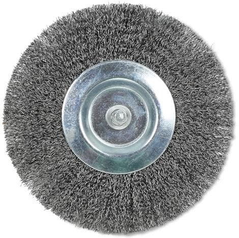 Original Einhell Fugenbürste Stahl (Fugenreiniger-Zubehör, Bürste aus Stahldraht, Reinigungsbreite 15 mm, Durchmesser 110 mm, passend für Einhell Fugenreiniger)