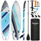 Panana Aufblasbares Stand Up Paddle Board mit Premium SUP Board Zubehör, Surfbrett Surfing Board Kit, Verstellbares Paddel, Hand Ultra-Leicht, Rutschfestes Deck (325 x 81 x 15cm Blau)