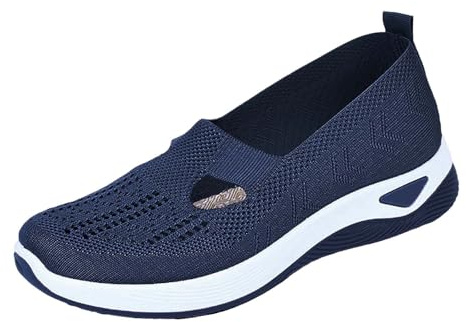 HOOUDO Scarpe Trekking Donna,Scarpe Donna Sneakers,Senza Lacci Morbida Sneakers da Ginnastica Traspirante Antiscivolo Leggere Sandali Comodi,Sandali Ortopedici