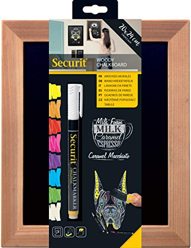Securit Kreidetafel, 20 x 24 cm, mehrfarbig