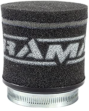 Ramair Filters Filtro aria per moto, nero, 55 mm, MR-008