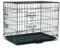 AVC Designs Pet Dog Puppy Cat Metal Foldable Carry Transport Training Cage Crate (60L x 46W x 51H CM)