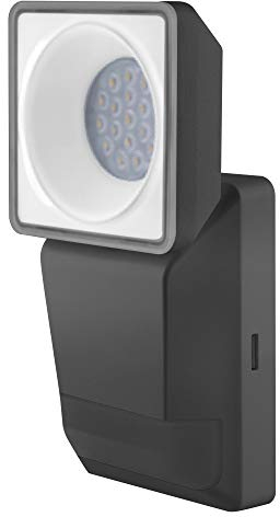 Ledvance LED-Scheinwerfer Endura Spot Schwarz 8W 750lm 50D - 840 Kaltweiß | IP55 - Bewegungs- und Lichtsensor - Symmetrisch