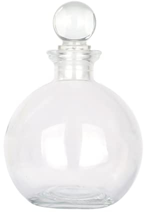 Magic Season Bouteilles Décorative en Verre - 260 ml Bouteille à Potion (1 Ensemble avec Bouchon en Verre))
