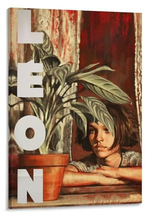 CHUHUAN Filmposter Films About The American Mafia Leon, 2 Bilder, Druck, Leinwand, Poster, Wandfarbe, Kunstposter, Dekoration, moderne Wohnkunstwerke, 20 x 30 cm