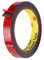 3M 4218P viskoelastisches Acrylat Schaumklebeband doppelseitiges Profi-Klebeband Schwarz Metall und lackierte Oberflächen Extra starke Band (3M 4218P, 1mm dick, 10mm X 3meter