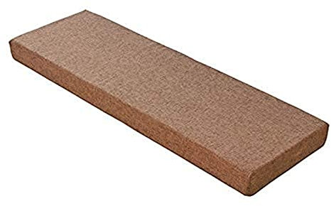 Generisch Sitzkissen Extra Dickes Bankkissen für Gartenmöbel, 5 cm, rutschfestes Sitzkissen für Gartensofa, 90 x 30 cm, braun