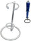 Yiokii Piccolo supporto per bacchetta di cristallo, supporto in cristallo per display in metallo piccole pietre preziose asta di cristallo Supporto per piccole pietre preziose Cristallo Agata minerale