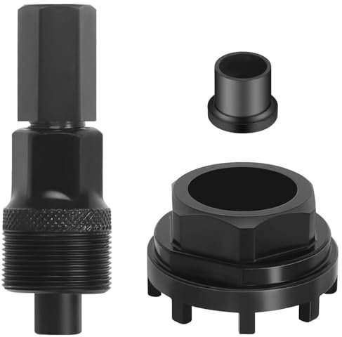Kurbelabzieher Fahrrad Kurbelgarnitur, Fahrrad Lockring Tool, mit 1 Satz Kurbel Entferner Fahrrad, Fahrrad Tretlager Werkzeug Tretlager Abzieher, Kurbelarm Abzieher Kompakter, für Fahrräder Reparatur