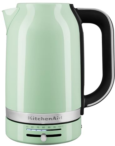 KitchenAid 1.7L Variable Temperature Kettle, Adjustable Temperature Control 50°C-100°C, Quick Boil & Water Level Gauge, Pistachio