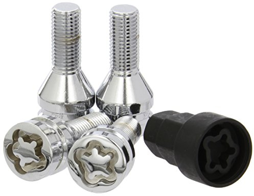BC Corona ABC Locks ABC Locks Tor9950 Set di 4 Bulloni Antifurto per Cerchioni