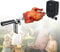 Edelstahl Grillspieß Set passend mit Motor,Drehspieß, Rotisserie, Drehspiess für Picknick, Camping, Grillen oder sogar Lagerfeuer