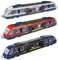 VBACALA Legierung Zug Spielzeug für Kinder ab 3 Jahren Hochgeschwindigkeitszug-Modelle aus Die-cast Metall mit Räder und Haken, 3er-Packung Lokomotive U-Bahn Spielzeug für Kindertag Geburtstag