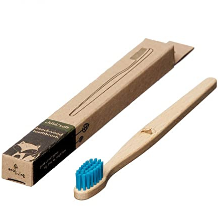 Kids 100% Plant-Based Beech Wood Toothbrush - Fox (FSC 100%)