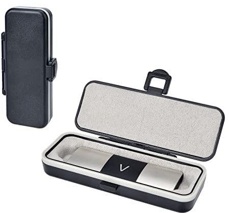 iGuerburn Schutzhülle für KardiaMobile 6L Personal EKG, Kardia Mobile Heart Monitor Case schützt das Kardia-Gerät vor Stößen - Schwarz (NICHT für KardiaMobile 1L!)