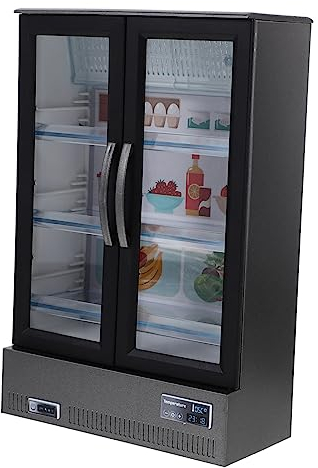 ibasenice Miniatur-kühlschrankmodell - Mini-hauskühlschrank Realistisches Design Kompakt Für Puppenszenen