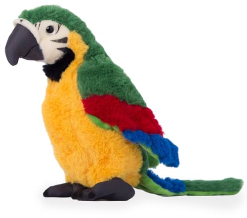 Plüsch Papagei Spielzeug, Plüschtier-28Cm, Tierische Plüschtiere, Realistisches Und Lustiges Papageienplüschtier, Heimtextilien, Geschenke Für Kinder, Geeignet Für Jungen Und Mädchen Jeden Alters