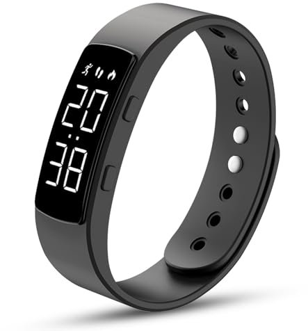findtime Fitness Watch for Women Men Non Bluetooth Pedometer Watch Step Calorie Counter Watch Alarm Digital Watch Fitness Tracker for Women Men Girls Boys