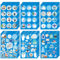 309uds Pegatinas de Invierno, Pegatinas de Vacaciones de Invierno con Muñeco de Nieve Árbol de Navidad Pingüino Pegatinas para Regalos de Fiesta para Niños para Sobres Tarjetas Decoración