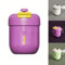 VIBEELEAF Travel Coffee Mug,Double Wall Stainless Steel, Screw Lid Thermal Mug with LED Temp Display, Vacuum Reusable Leakproof tumbler for Hot Cold Drinks,Portable insulated coffee cup 320ml (purple)