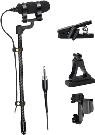 TTETTZ Musikinstrument Mikrofon-Ein-auf-Kondensatorinstrument Mikrofonkondensator Schwierigkeitsinstrument für Geigen-Trompeten Posaune, L3