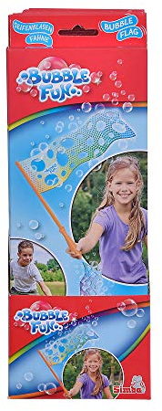 Bubble Fun Seifenblasenfahne / 30x10cm / 29cm Stab / 240ml Lauge