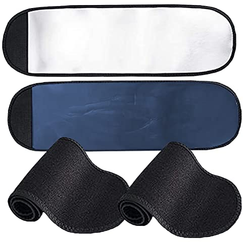 POTUANOT 2 Paar Sauna Arm Schweißbänder,Armtrimmer für Damen,Schlankheitskompressionsärmel,Verstellbare Armtrainer Ärmel für Sporttraining