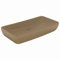 vidaXL Luxus Waschbecken Rechteckig Waschtisch Aufsatzwaschbecken Waschplatz Handwaschbecken Aufsatzwaschtisch Matt Creme 71x38cm Keramik