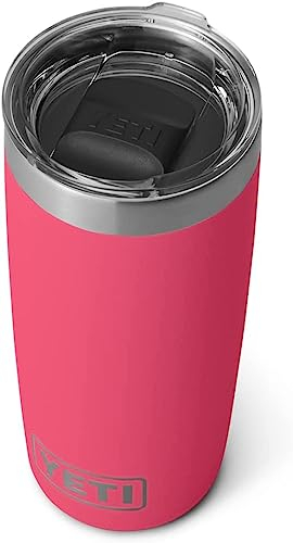 YETI Rambler Becher, Vakuumisolierter Edelstahl mit MagSlider-Deckel, Bimini Pink, 10 oz (295 ml)