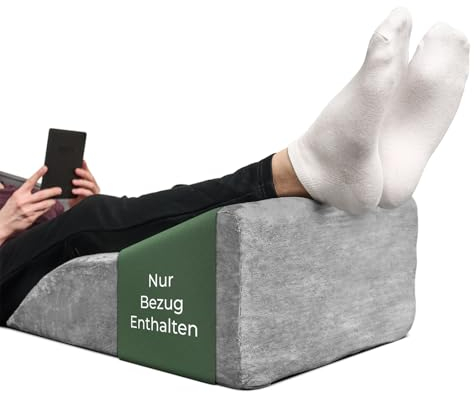 WELL B4 Bezug Venenkissen MEDIUM, GRAU nur BEZUG,
