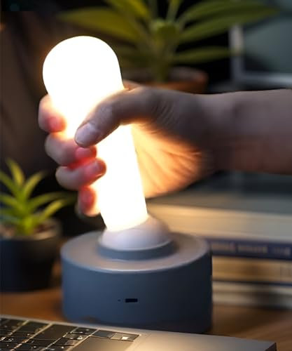 Lever Night Light Innovative Dimmable Toggle Switch Stylish Fun Wall/Desktop Use Cute Stick-Shaped Rechargeable Lamp