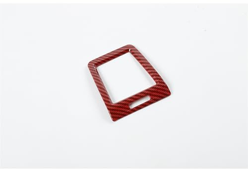 SZFJMQP ABS Abdeckung Verkleidung Gehäuse Autozubehör Dekorativ Kompatibel mit Challenger 2008-2014 LC (Rot Carbon Farbe, Lüftungsschlitz Außenventilator)