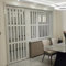 Porte a libro Porta a fisarmonica per interni, Finestra scorrevole pieghevole in PVC personalizzabile con maniglie / vetro, Porte Bifold per cucina/ soggiorno/ sala studio/ ufficio/ albergo(40x95in(10