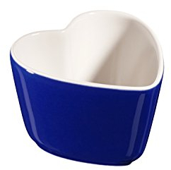 Staub Keramik XS 2er Set Mini Förmchen Ramekin Dessertschale Dunkelblau 8 cm