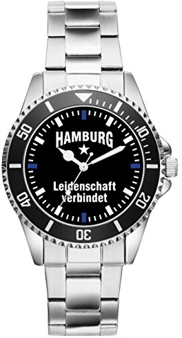 KIESENBERG Hamburg Geschenk Artikel Idee Fan Uhr 2276