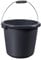 Curver 228023 Eimer 15 l Metallgriff, Kunststoff anthrazit 29,5 x 29,5 x 25,5 cm