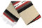 Open Road Goods Mexikanische Yoga-Decke, beige/khaki – dicker Navajo-Sarape mit Rautenmuster Tan with Orange
