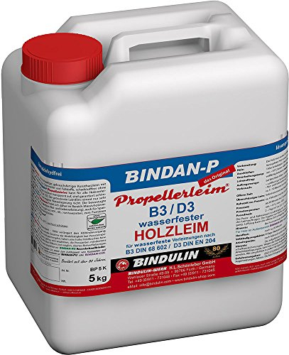 Bindulin Bindan-P Colla per legno, resistente all'acqua (tanica da 5 kg).