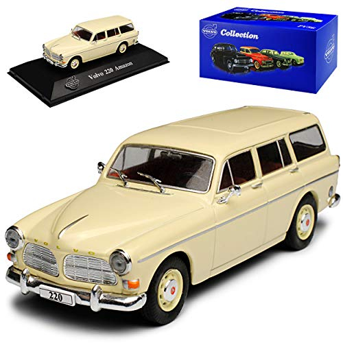 Atlas Volvo 220 Amazon Kombi Cream Beige 1962-1969 1/43 Modell Auto