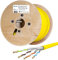 HB-DIGITAL 500m CAT.7a Netzwerkkabel LAN Kabel Verlegekabel AWG 23 Reines Kupfer S/FTP PiMF LSZH Halogenfrei RoHS-Compliant Ethernet Installationskabel Datenkabel PoE 10Gbit/s max. 1200MHz Gelb
