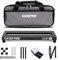 Ghost Fire Gitarren-Pedalbrett, Aluminiumlegierung, 0,5 kg, Effektpedalboard, 34,4 x 14,9 x 3,9 cm, mit Tragetasche, V-Serie (V-BABY 1)