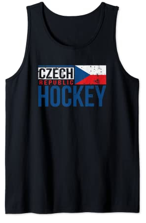 Czech Republic Czechia Hockey International Ice Supporter Tank Top