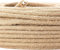 Textilkabel 10m Leinen Jute, 3-adrig 3 x 0,75 mm² mit Erdleiter, Lampenzubehör, Kunststoffleitung ummantelt, Lampenkabel Hanf geflochten