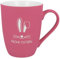 Spruchreif | Soft-Touch Tasse Pink Frohe Ostern mit Hasengesicht – Beidseitig gravierte Ostertasse | Niedliches Geschenk zu Ostern für Kinder, Familie & Freunde
