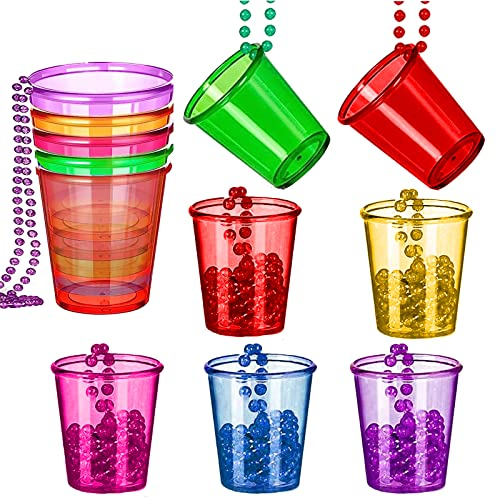 12 Stück SchnapsgläSer zum Umhängen, Junggesellenabschied Frauen, JGA Accessoires Frauen, Bride to be Deko, Team Bride JGA Deko Frauen, Schnapsglas zum Umhängen für Bachelorette Party Accessories