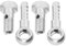 Banjo-Schlauchschraube M8 Turbolader Banjo-Schlauchschraube Bremsleitungsfittings Adapter Unterlegscheiben Edelstahl für 4‑5 Mm Heizölschläuche