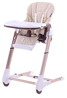 RALIRA Baby-Hochstuhl, tragbarer Baby-Esstisch und Stuhl für den Außenbereich, klappbarer Multifunktions-Kindersitz aus Aluminiumlegierung, höhenverstellbar